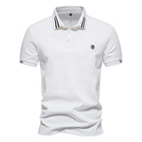 Polo - Colar Estruturado Listrado masculino