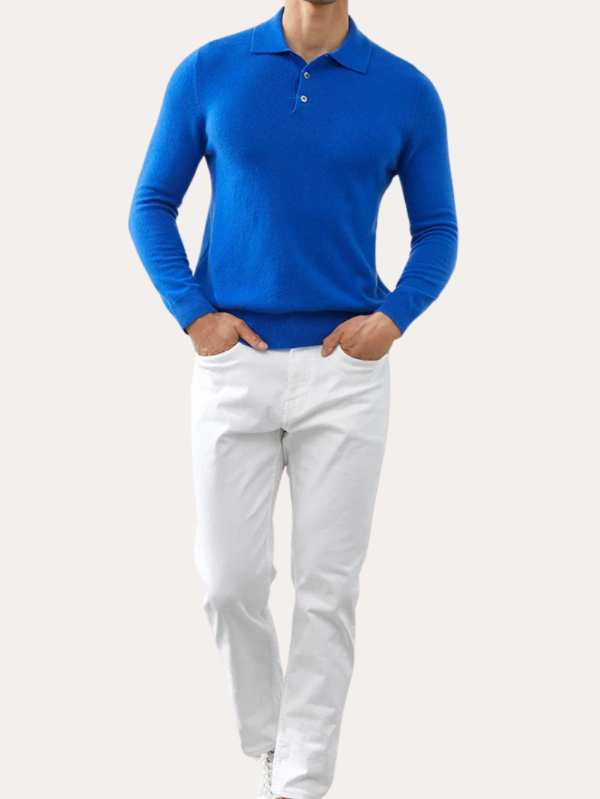 Oliveira - Gola Polo em Malha masculino