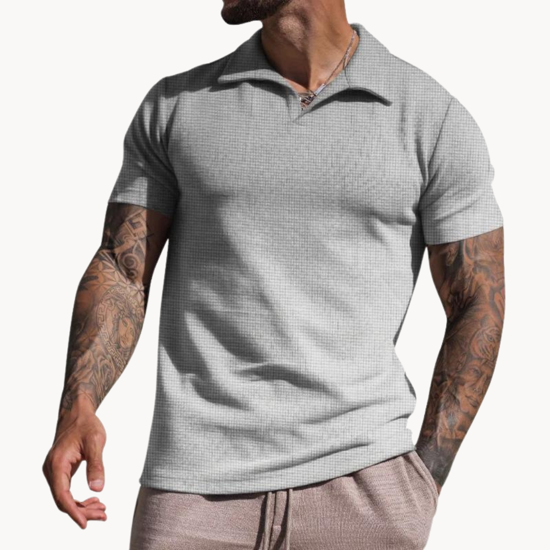 Polo - Fibras Tingidas Gola Johnny masculino