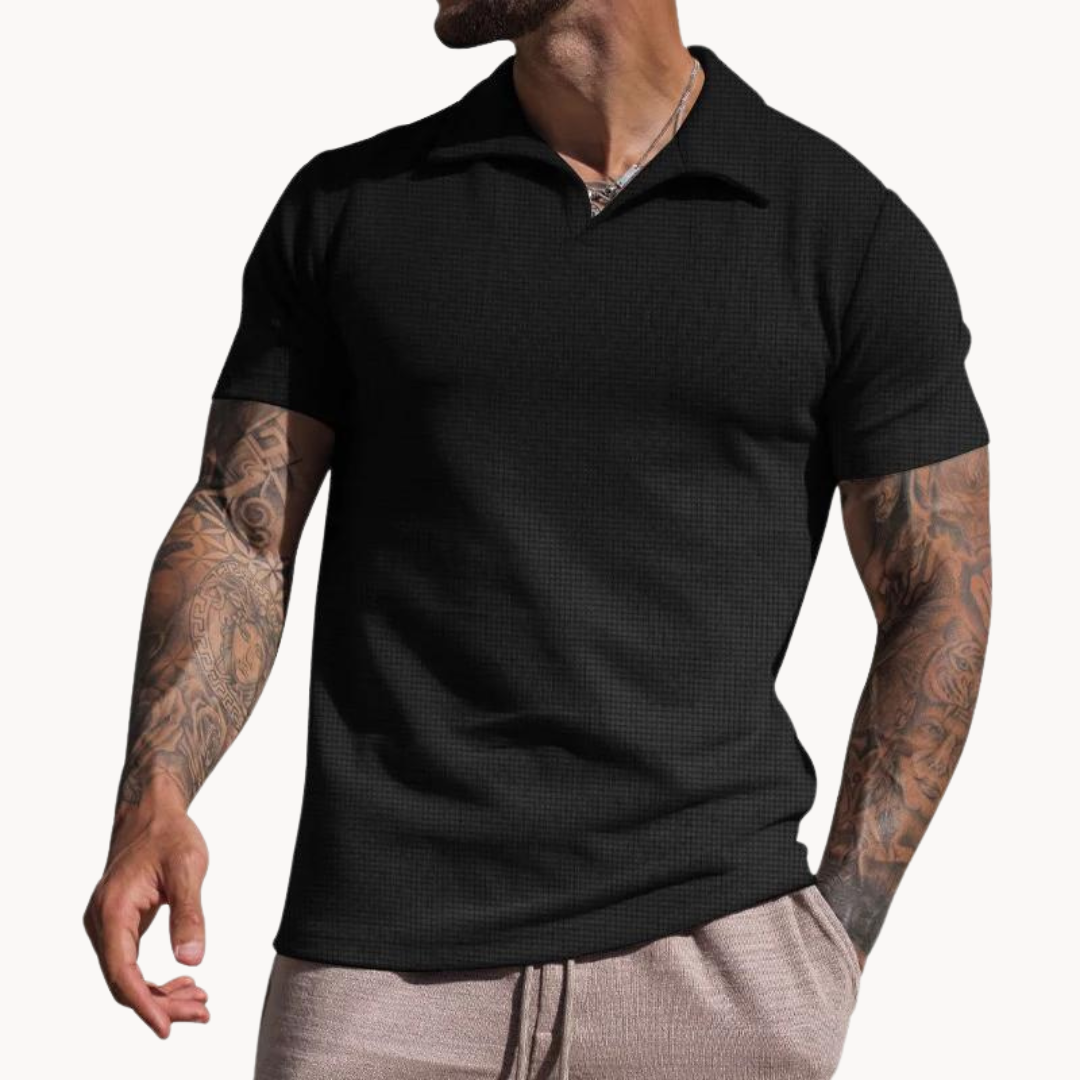 Polo - Fibras Tingidas Gola Johnny masculino