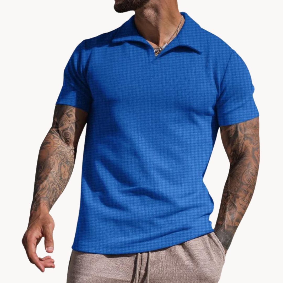 Polo - Fibras Tingidas Gola Johnny masculino