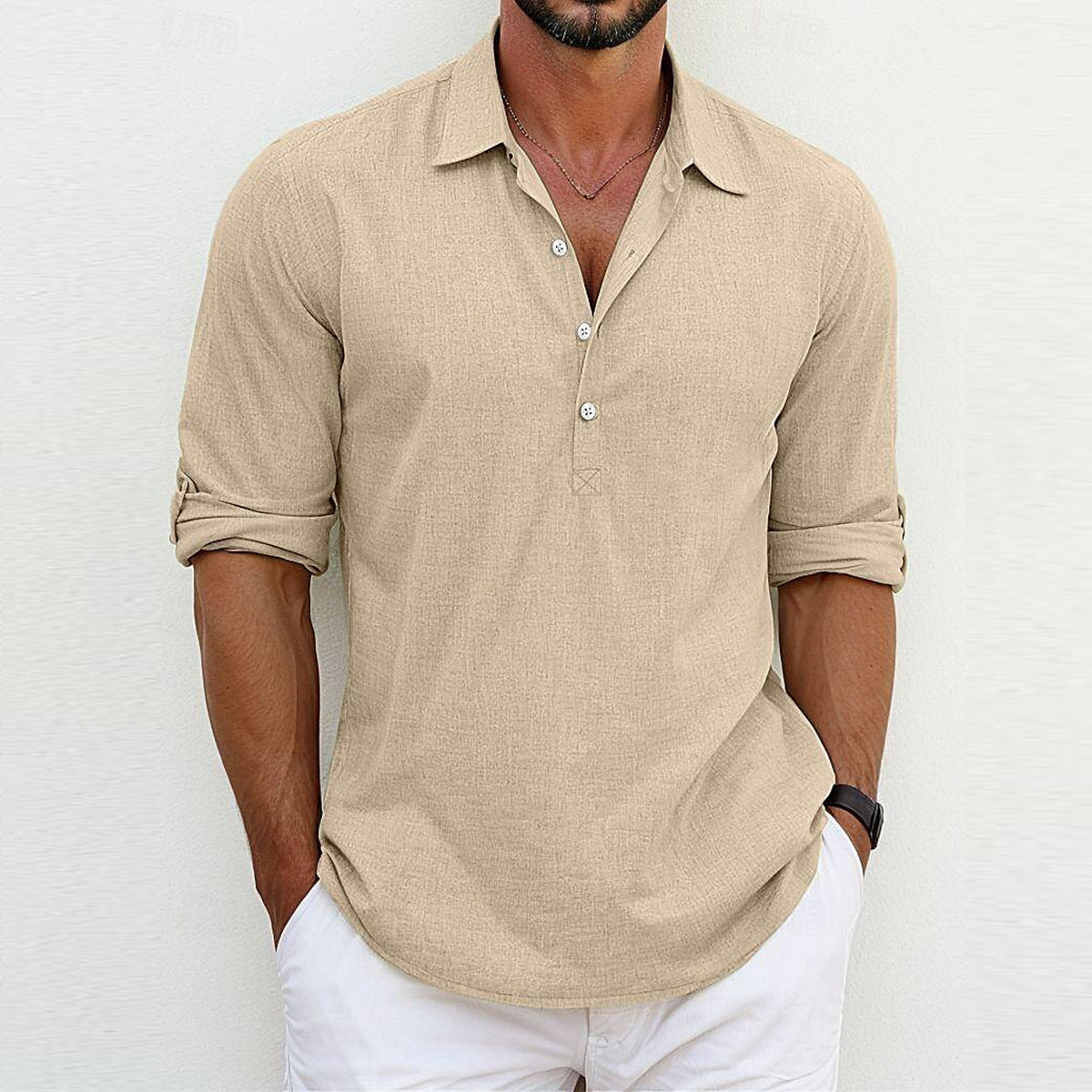 Camisa Polo em Poliéster - Clássico masculino