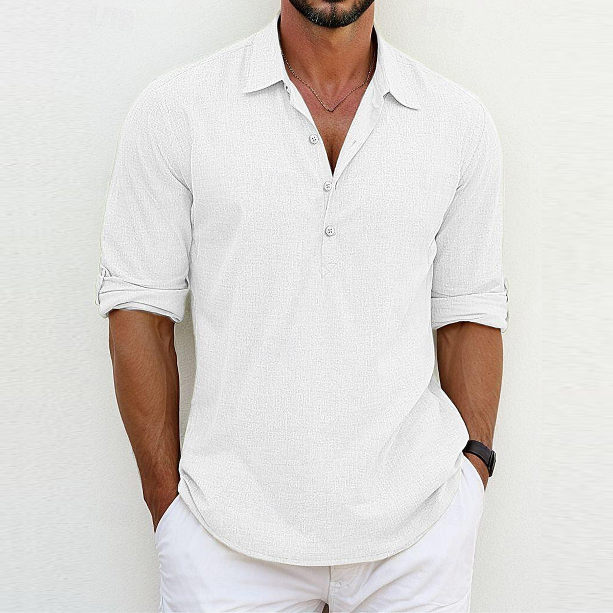 Camisa Polo em Poliéster - Clássico masculino
