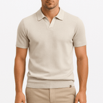 Camisa Polo em Poliéster - Texturada masculino