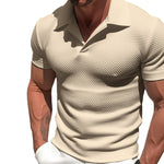 Polo em Mistura de Poliéster - Zíper masculino