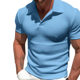 Polo em Mistura de Poliéster - Zíper masculino