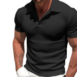 Polo em Mistura de Poliéster - Zíper masculino