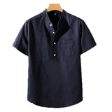 Camisa em Mistura de Poliéster - Gola Alta masculino