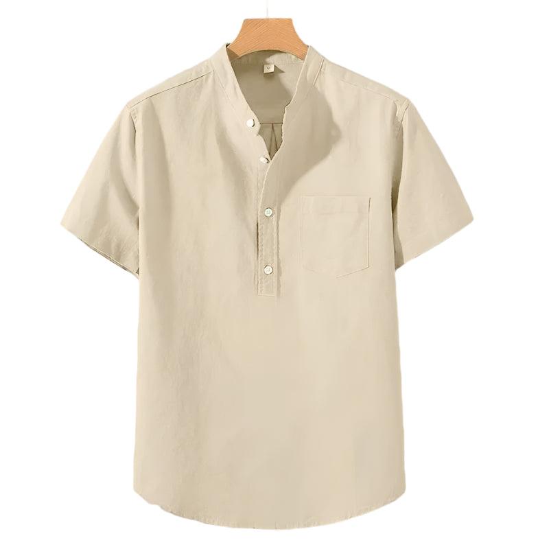 Camisa em Mistura de Poliéster - Gola Alta masculino