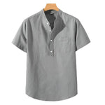 Camisa em Mistura de Poliéster - Gola Alta masculino