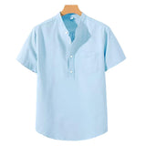 Camisa em Mistura de Poliéster - Gola Alta masculino