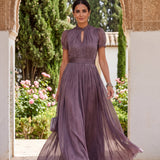 Diana | Vestido Maxi Fluido com Detalhes Delicados