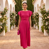 Beatriz | Vestido Midi Plissado para Ocasiões Especiais