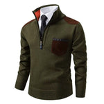 Pullover de Malha - Com Colarinho masculino