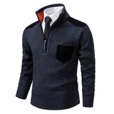 Pullover de Malha - Com Colarinho masculino