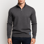 Sweater de Gola Zipper - Forma Ajustada masculino