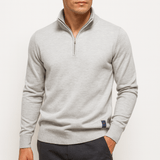 Sweater de Gola Zipper - Forma Ajustada masculino