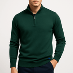 Sweater de Gola Zipper - Forma Ajustada masculino