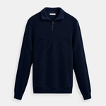 Sweater de Gola Alta com Zíper masculino