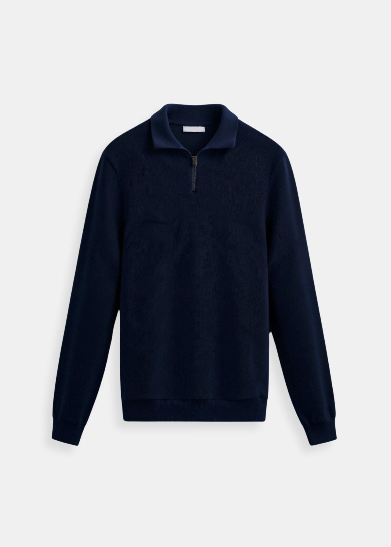 Sweater de Gola Alta com Zíper masculino