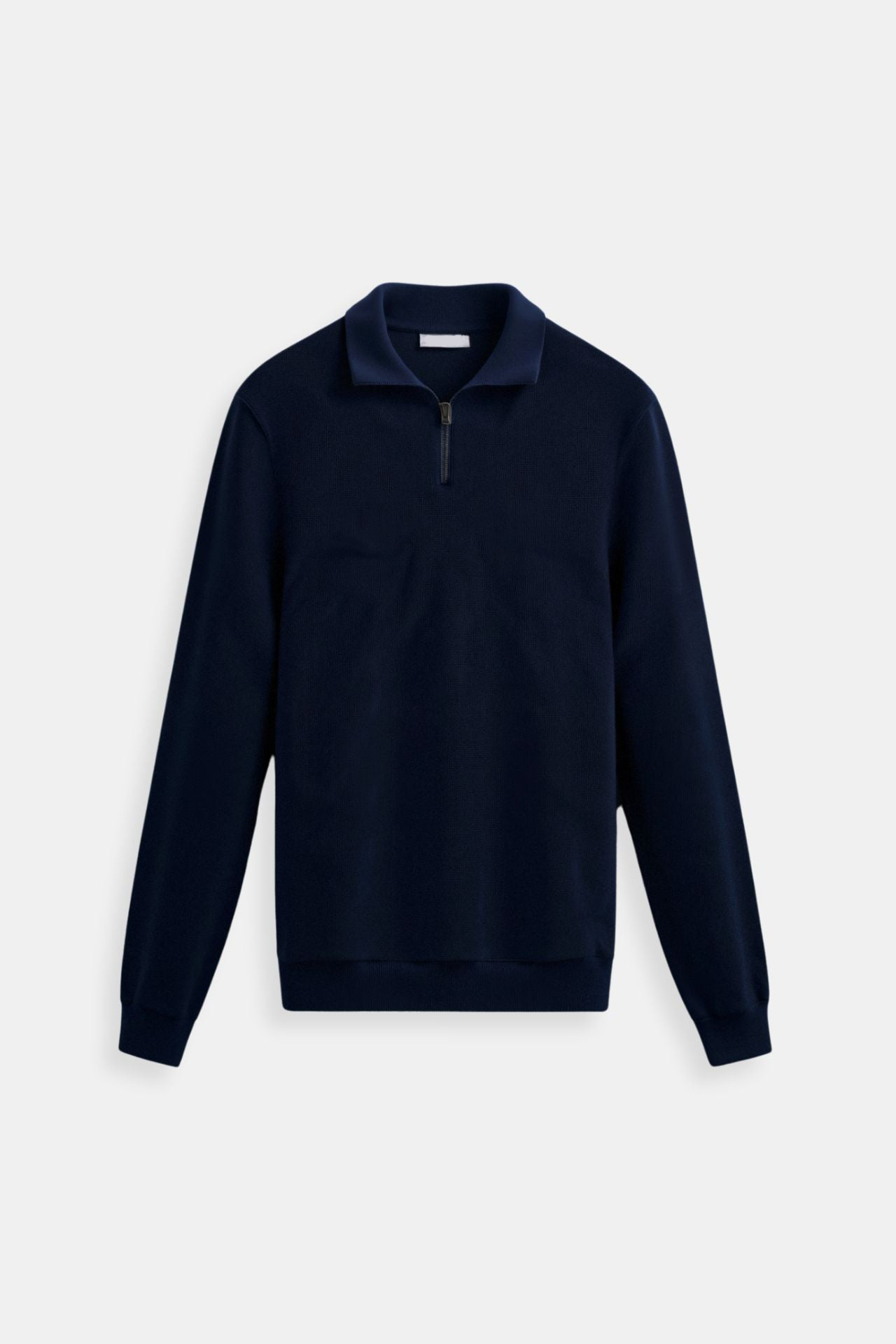 Sweater de Gola Alta com Zíper masculino