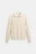 Sweater de Gola Alta com Zíper masculino