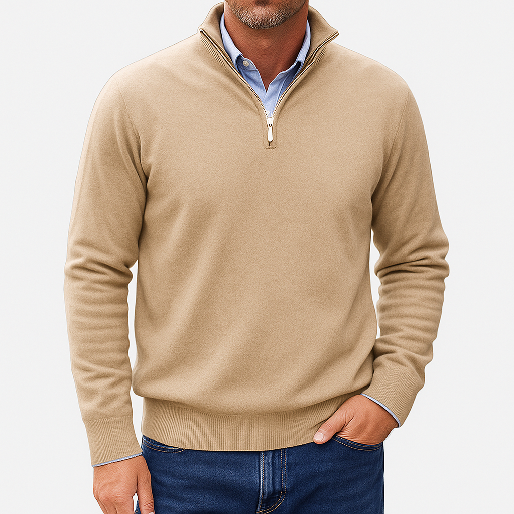 Sweater de Gola Alta - Malha Leve masculino