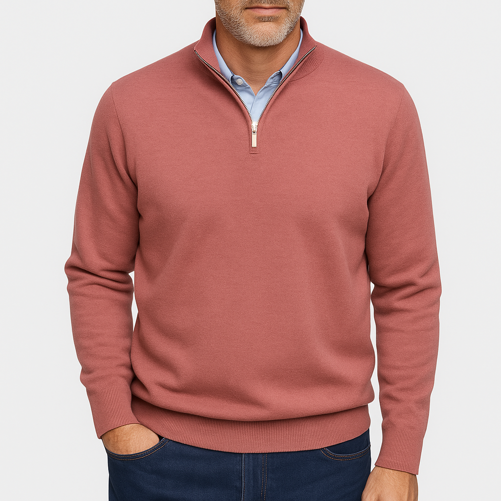 Sweater de Gola Alta - Malha Leve masculino