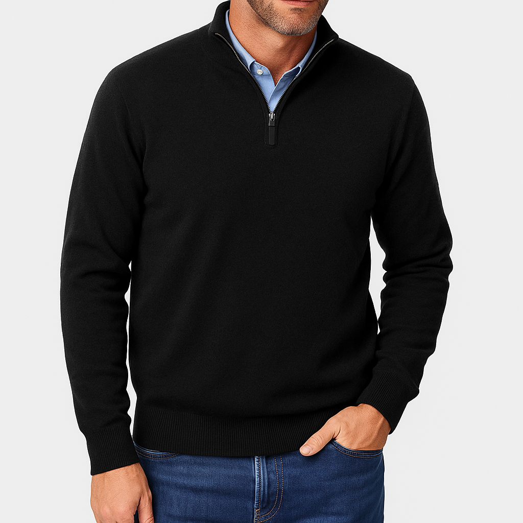 Sweater de Gola Alta - Malha Leve masculino