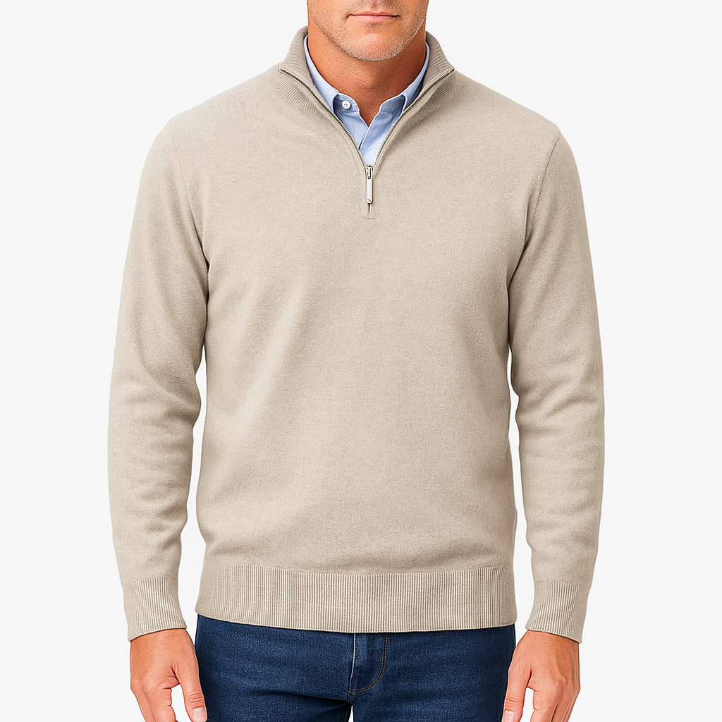 Sweater de Gola Alta - Malha Leve masculino