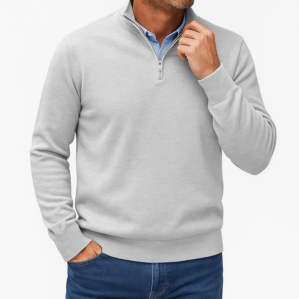 Sweater de Gola Alta - Malha Leve masculino