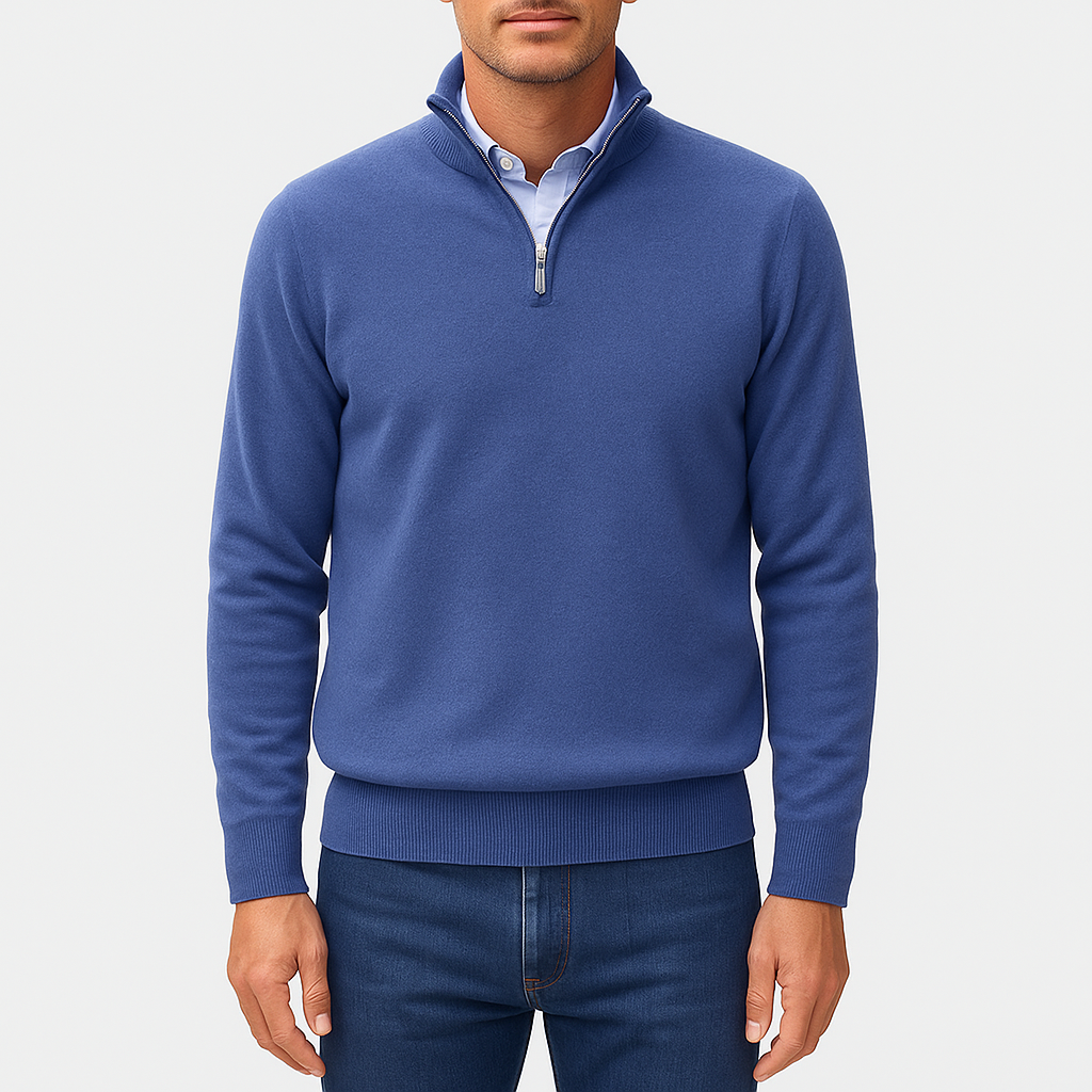 Sweater de Gola Alta - Malha Leve masculino