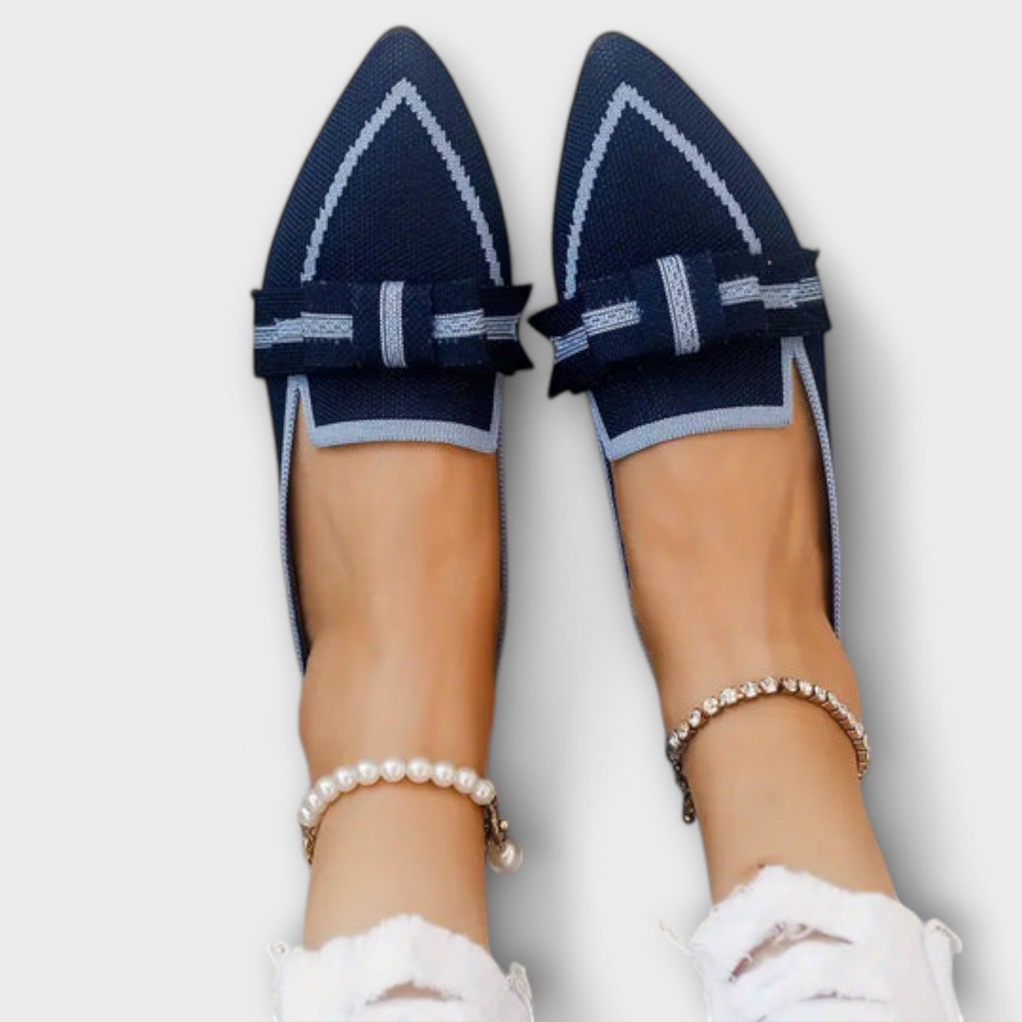 Sapatos rasos para mulher com nó