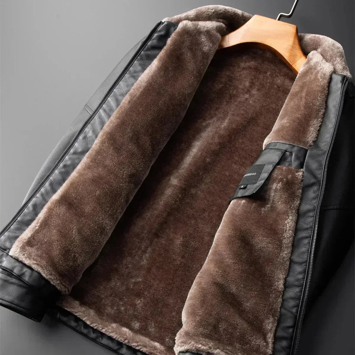 Casaco de Couro Cavalier masculino