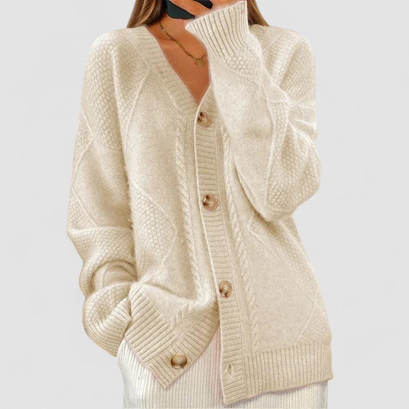 Cardigan de Malha Canelada feminino
