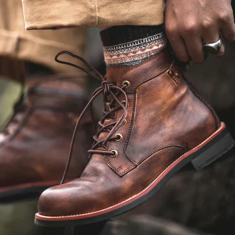 Botas Ponta Redonda Retro masculino