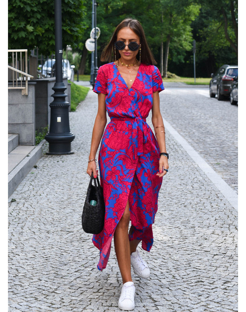 Vestido Midi Floral feminino