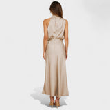 Vestido Satin Elegance feminino