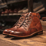 Botas Ponta Redonda Retro masculino