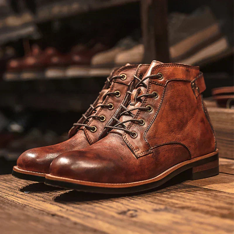 Botas Ponta Redonda Retro masculino
