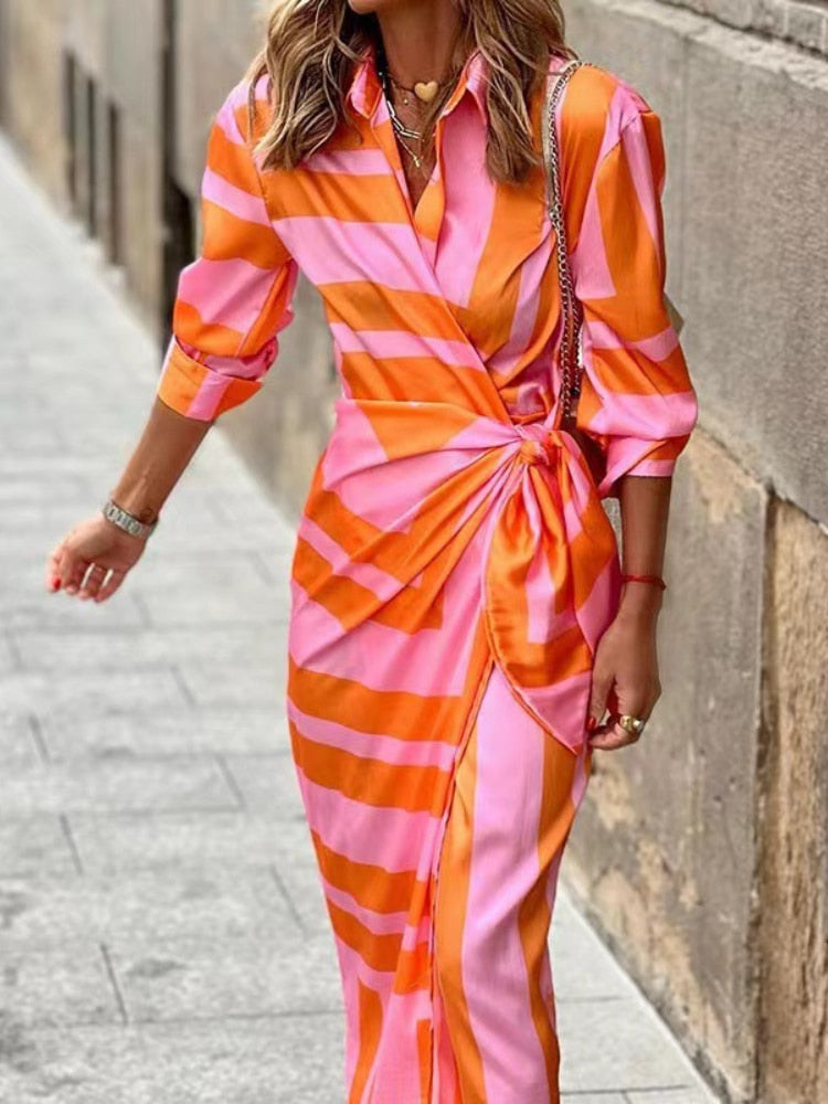 Vestido Envelope de Verão feminino