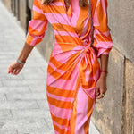 Vestido Envelope de Verão feminino