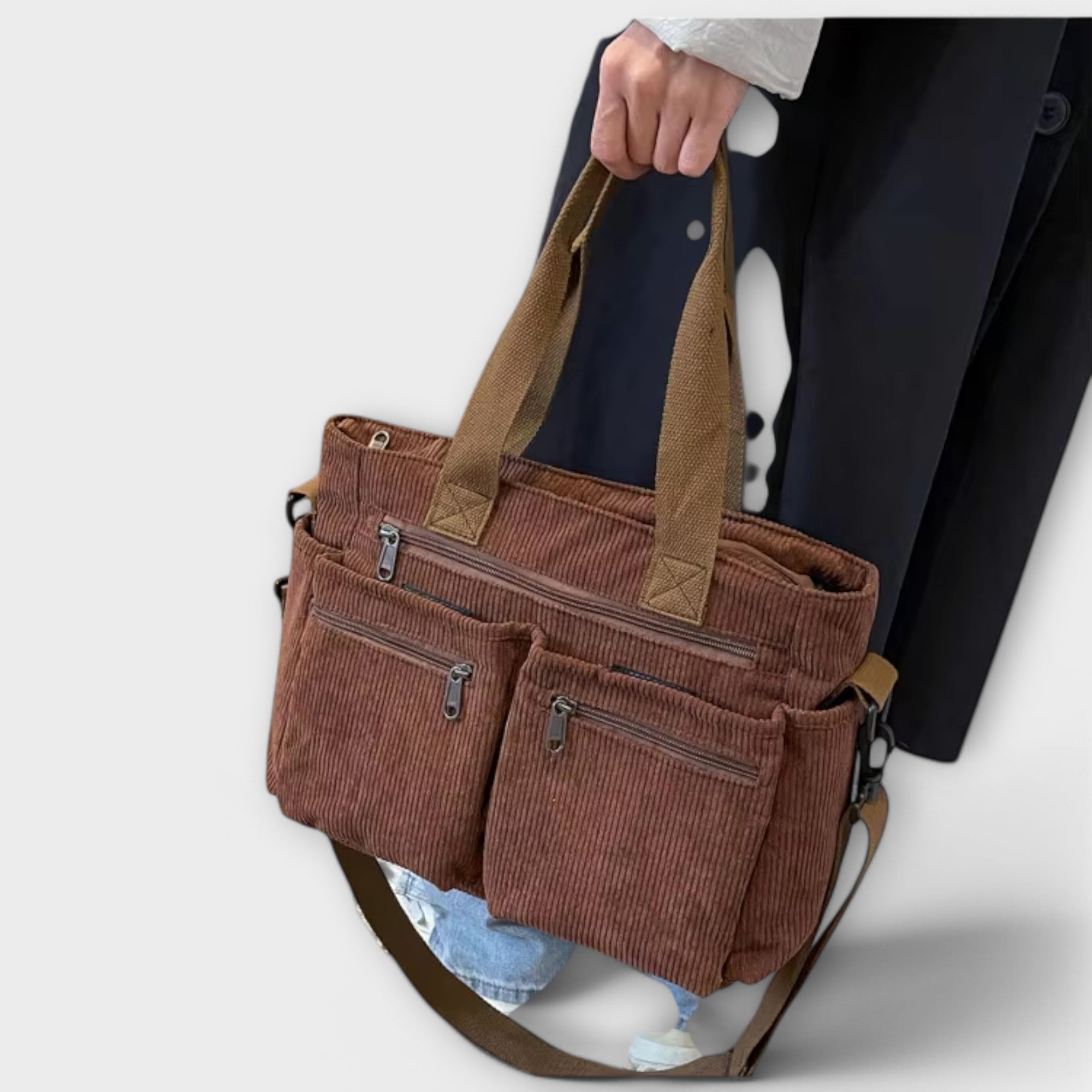 Mala com vários bolsos feminino