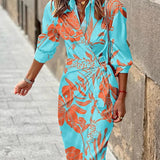 Vestido Envelope de Verão feminino
