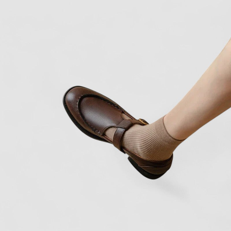 Sapatos Ortopédicos Mary Jane De Ponto Quadrado