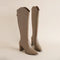 Botas de salto Grosso e Elegância para o Inverno feminino