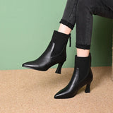 Botas com plataforma em Couro feminino
