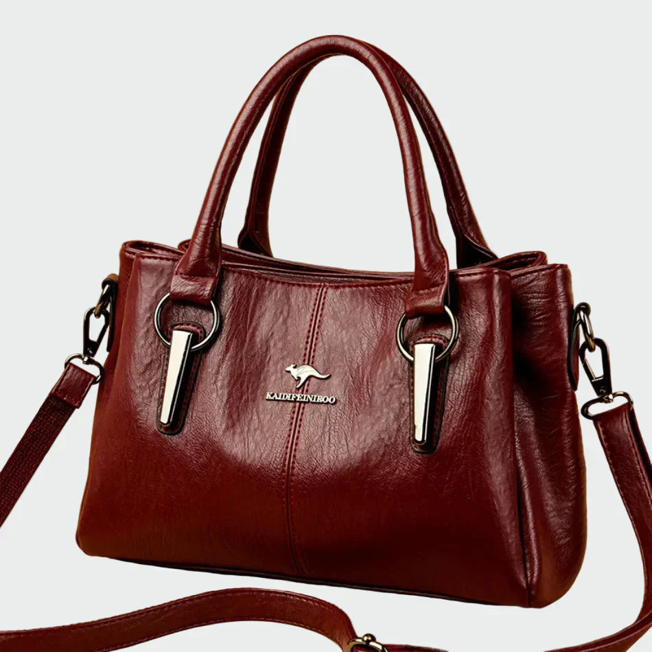 Bolsa de ombro elegante atemporal feminino