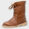 Botas impermeáveis com forro de lã feminino