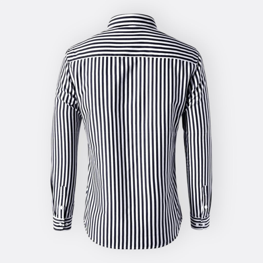 Camisa Clássica às Riscas masculino